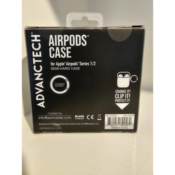 ADVANCTECH AIRPODS CASE Cow Print For Apple Airpods Series 1/2 with Key Ring - Picture 2 of 2